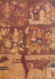 中宮寺の天寿国曼荼羅繍帳(部分)